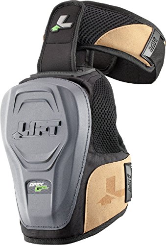 LIFT Safety KAN-15K Non-Marring Apex Gel Knee Guard (Black, One Size),2