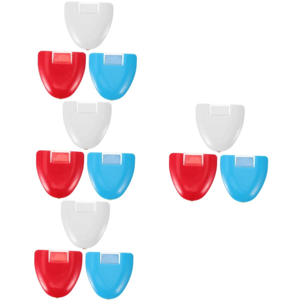 SEWACC 12stücke Teiliges Schneiderkreide-rad Blau Rot Und Weiß Praktische Stoffmarkierungswerkzeuge Für Präzises Nähen Und Schneidern Für Kreative Projekte Und Modegestaltung
