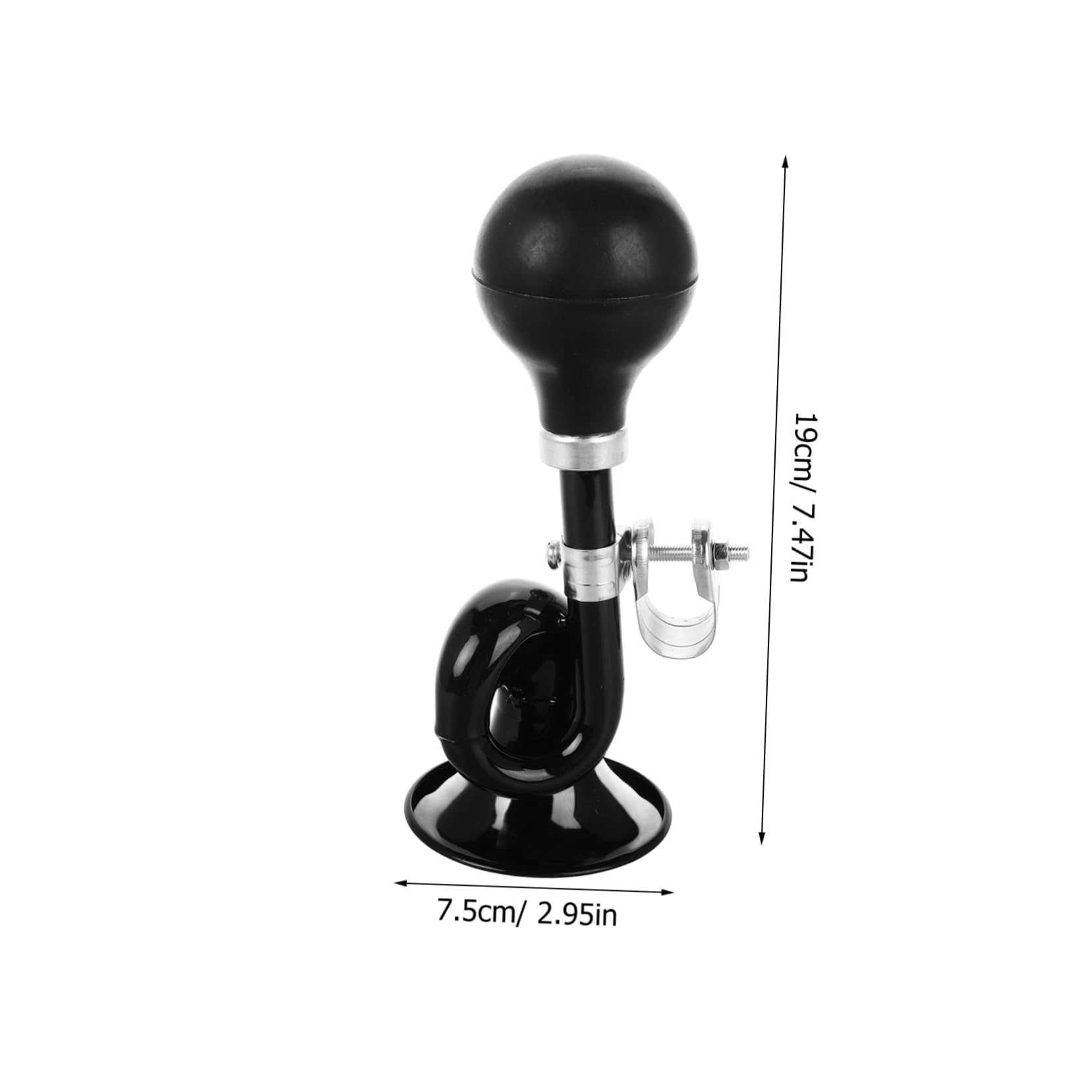 Unomor Retro Bicycle Horn Loud Bugle Snail Design for Mountain Road Bikes Fit Classic Bike Bell with High Volume Sound Stylish Vintage Appearance for Unique Rides