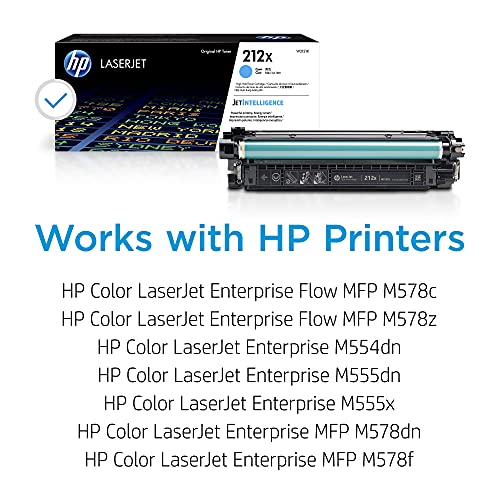 HP Toner Cyan W2121X - vue 3