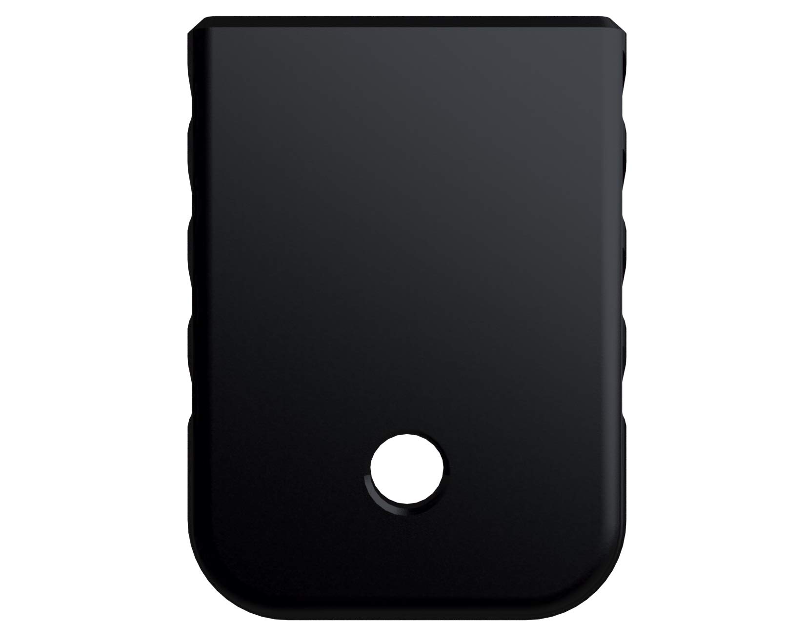 Rowe Tactical Magazine Base Plate for Glock Gen 1-5 - Black (Angle Serrations) - Fits 9mm .40 Cal .357 Sig 45 Gap