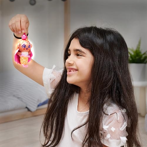 Simba Toys - Pearly Pods Sweety Friends, 12-Fach Sortiert, es Wird nur EIN Artikel geliefert, Plüsch mit Leuchteffekt, 8cm, seltene Meerjungfrau und Perle, Muschel-Anhänger, ab 3 Jahre