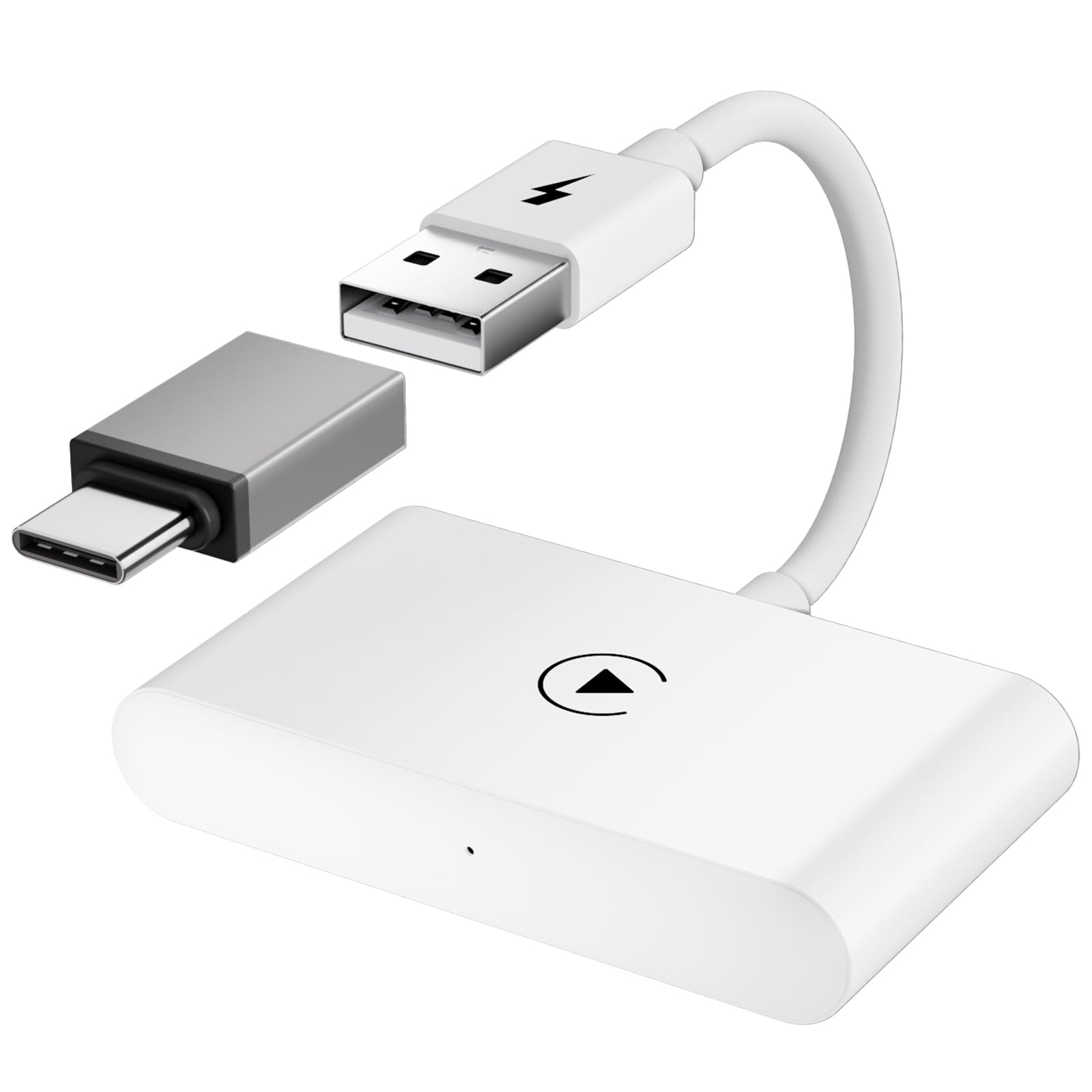 Wireless Apple CarPlay Adapter for iPhone, Upgrade Factory Wired to Wireless, Compatible with Cars from 2016 & iPhone iOS 10+