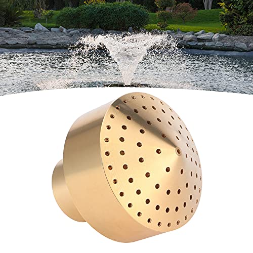 Messingsprinkler Brunnendüse mit Innengewinde Gartensprinkler für Springbrunnen Wassersprühkopf Landschaftsbewässerung (1 Zoll 32 mm Innenverzahnung)