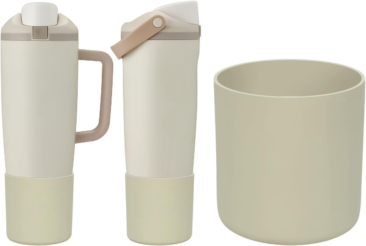 Higher Boot Compatible with Owala 30oz 40oz FreeSip Sway Water Bottle & Tumbler, Anti Scratch & Anti Slip Large Silicone Protective Bottom Sleeve Cover for Owalaa Sway