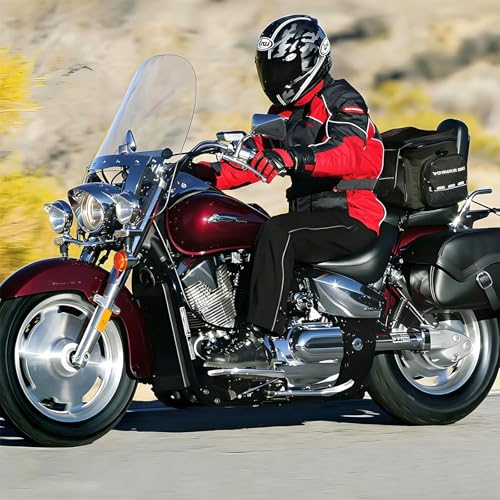 Image of Adjustable Motorcycle Floorboards, Universal Driver & Passenger Foot Pegs Footboard Accessories Compatible with Honda VTX1300 /1800 Shadow 1100 Yamaha V Star 650 Suzuki C50 Kawasaki
