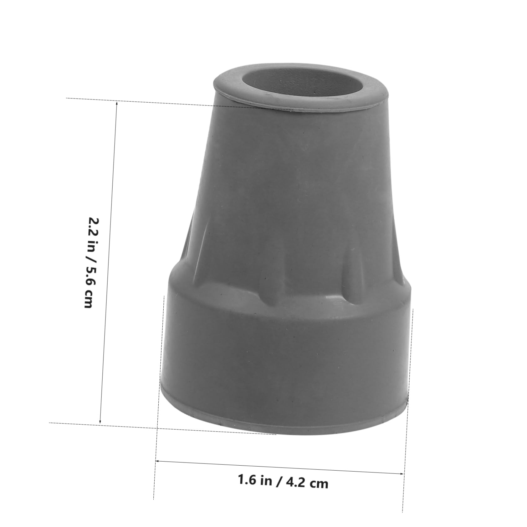 Balacoo 2pcs Crutches Self Standing Cane Tip Foot Pad for Crutch Non Slip Crutch Tips Crutch Feet Replacement Cane Feet Crutch Replacement Pads Crutch Caps Walking Cane Tip Rubber