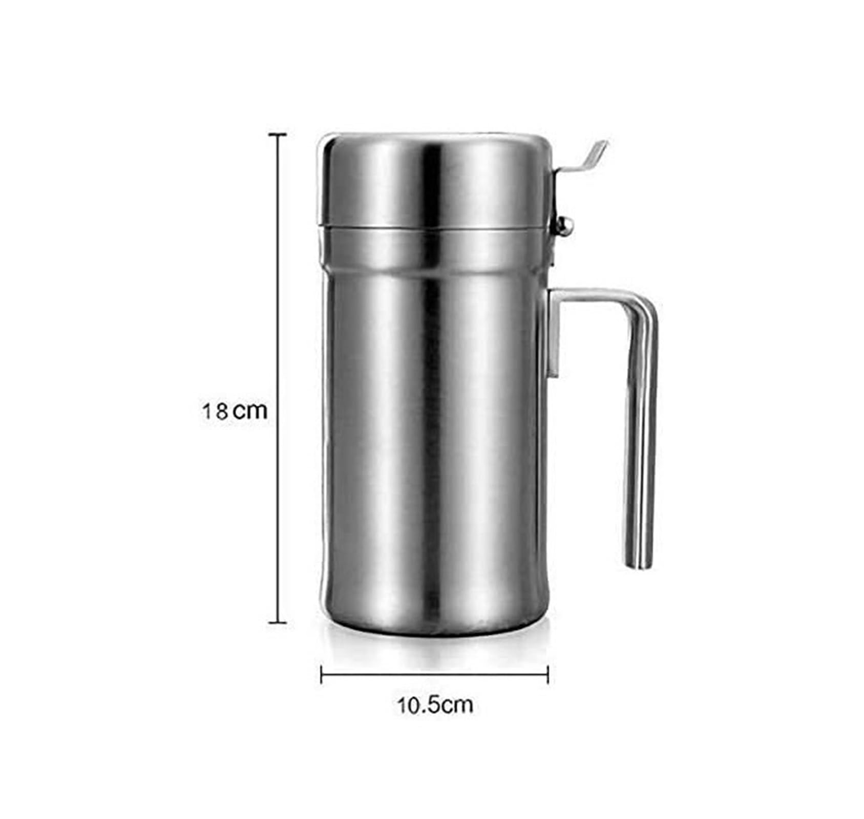 Set Olio e aceto Dispenser for Olio e aceto, Bottiglie for condimenti for Bottiglie di Olio in Acciaio Inossidabile Contenitore for l'erogazione di Olio commestibile Oliera
