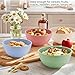 shopwithgreen Wheat Straw Cereal Bowls, Reusable Bowls for Kitchen, Plastic Bowl Set of 4, Microwave and Dishwasher Safe Bowls for Soup, Salad, Oatmeal, Ramen, Camping, Kids, College Dorm Room, 26OZ