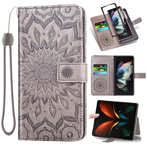 Étui Portefeuille pour Samsung Z Fold 4 Idéal pour Vos Sorties et Voyages Légers sans Encombrement