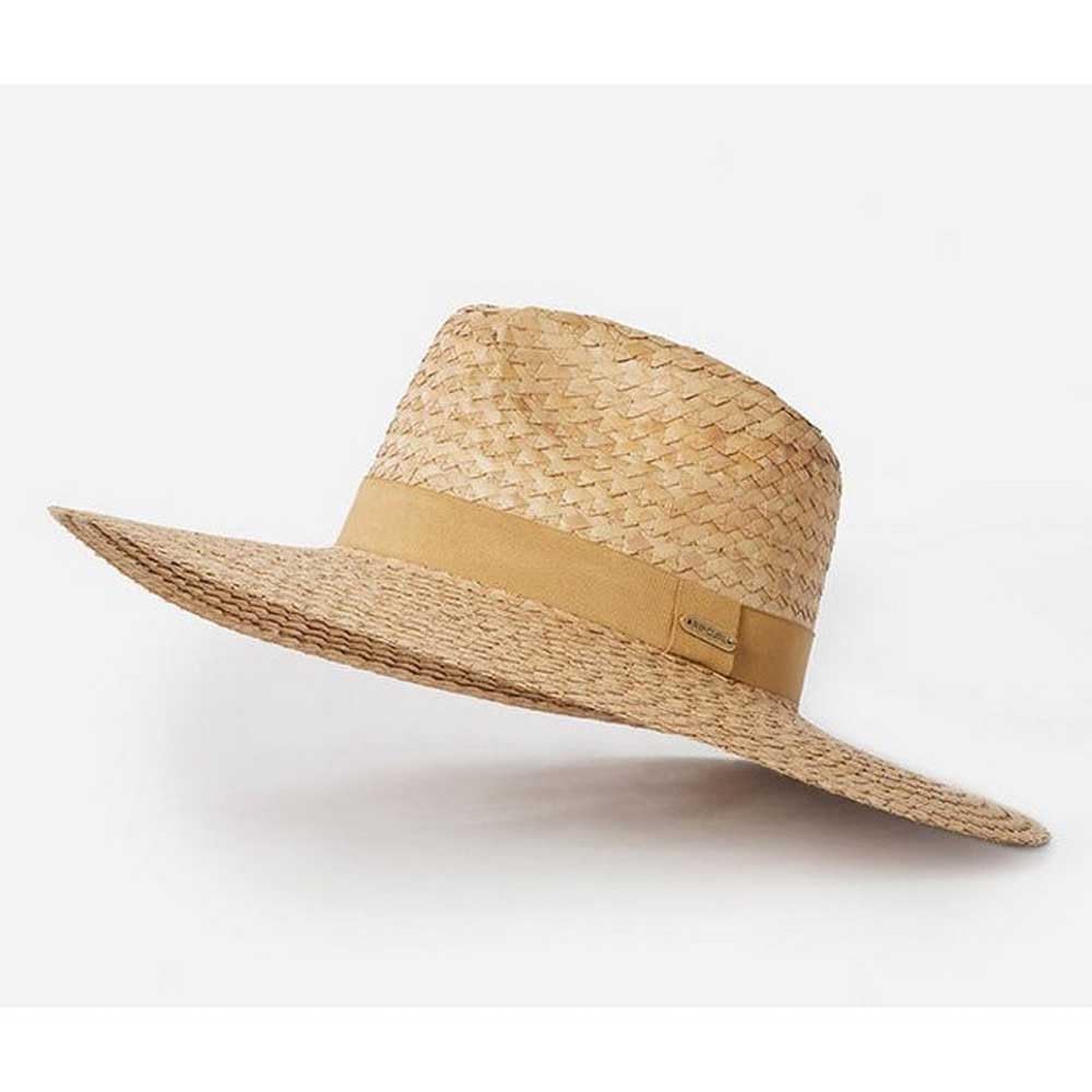 Rip Curl Premium Surf Wide Brim Straw Panama Sun Hat Chapeau de Soleil Femme