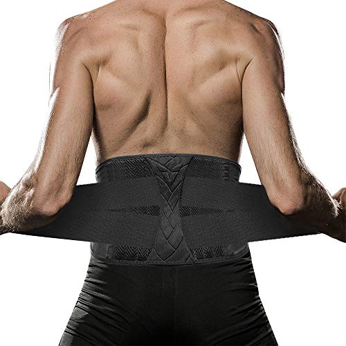 Veadoorn Waist Trimmer, Waist Trainer, Lumbar Lower Back Brace Support for Men Women