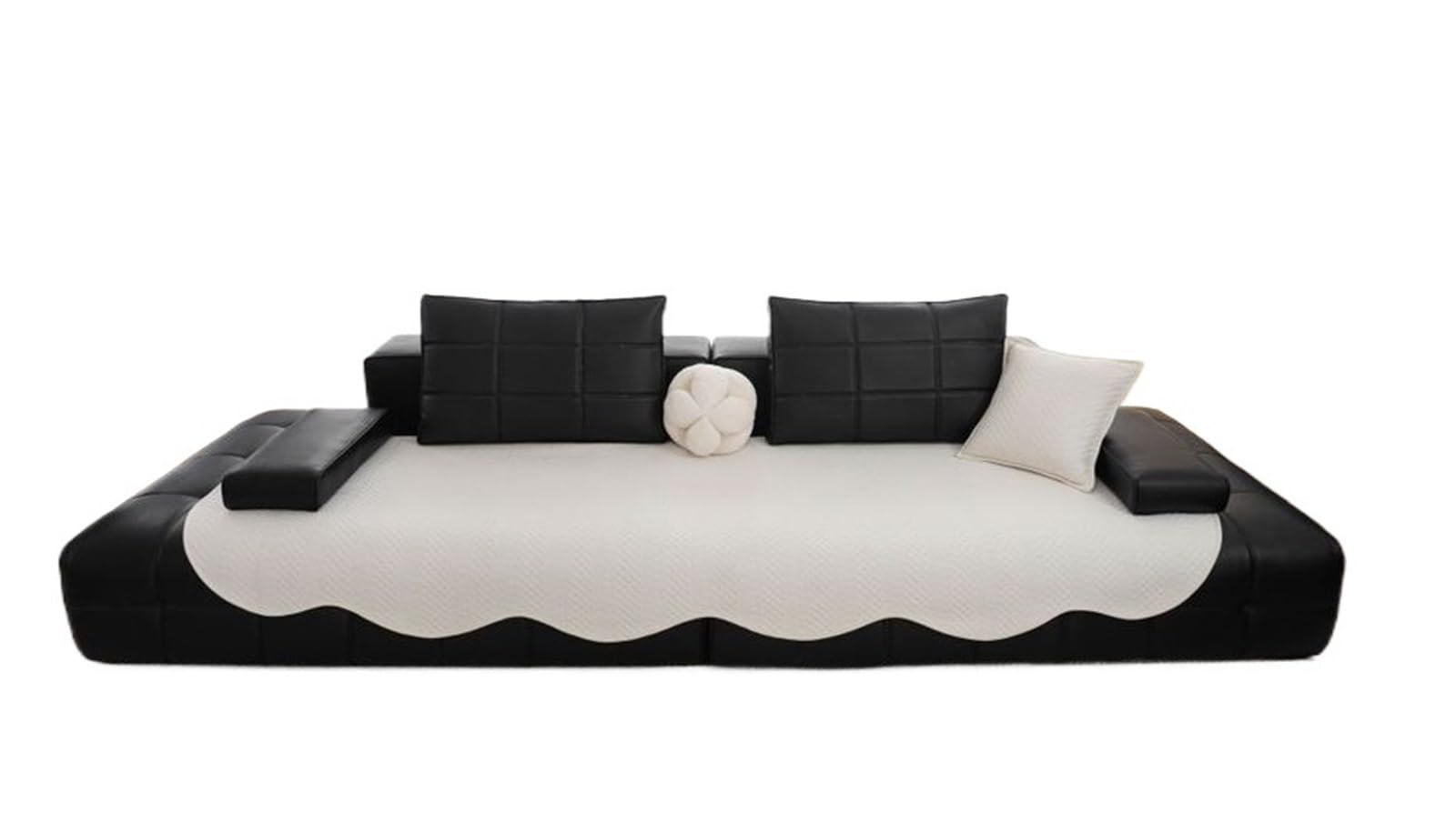 Estera Sofá Lujo Seda Hielo Antideslizante | Funda asiento sofá Protector muebles lavable rayas silicona alta densidad una pieza tacto suave