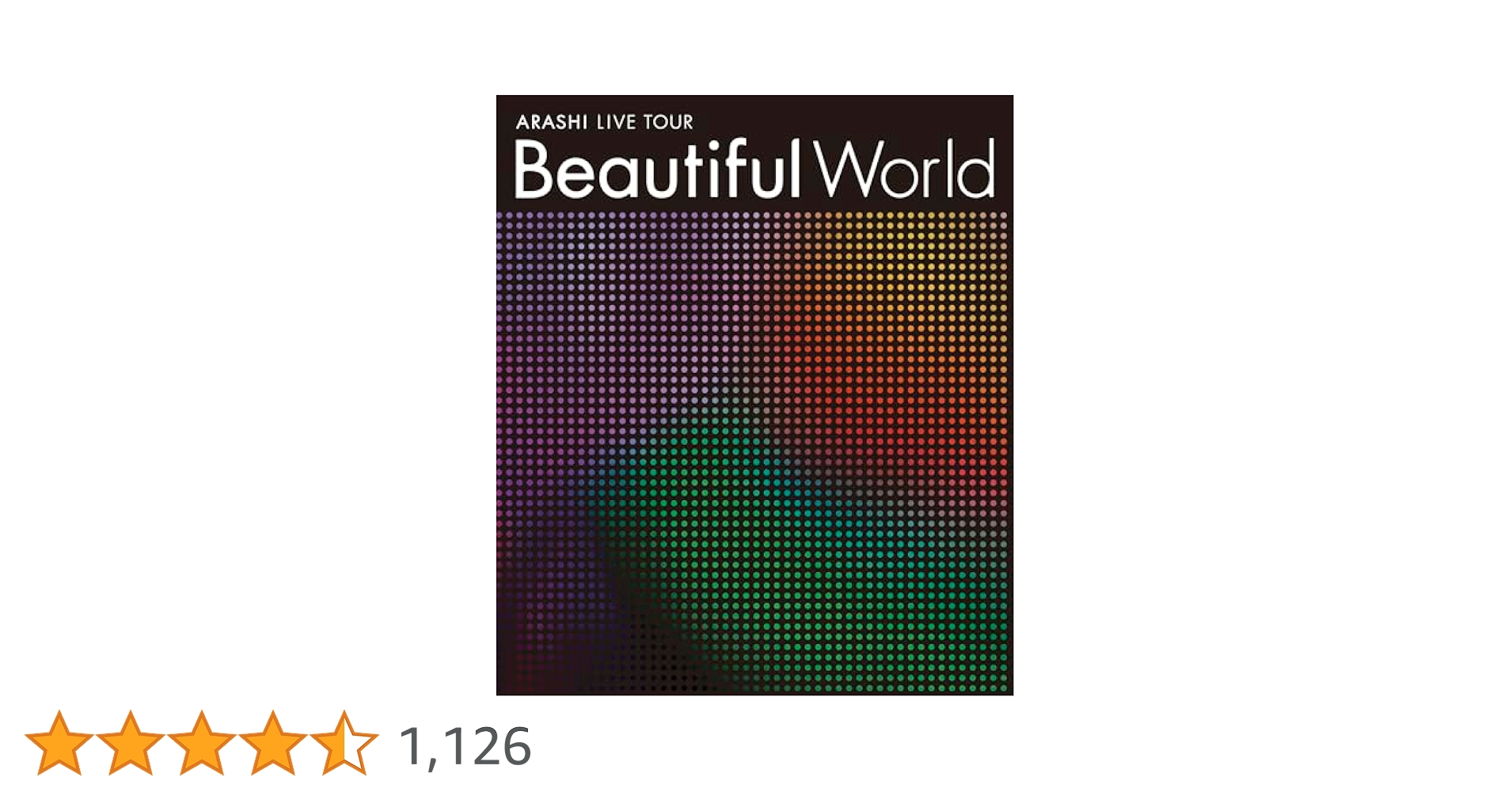 Amazon.co.jp: ARASHI LIVE TOUR Beautiful World (Blu-ray