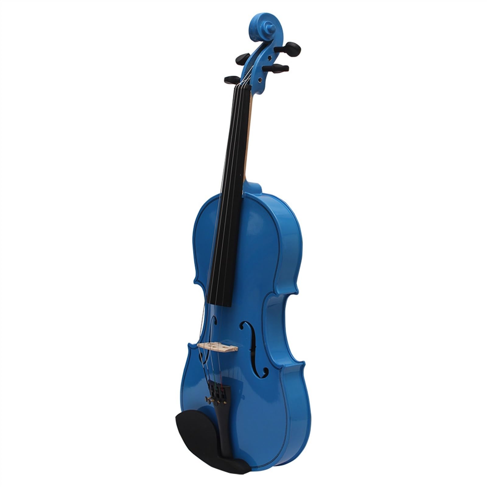 Violino in legno massello Violino per principianti per adulti Violino in legno blu 4/4 Violino in tiglio