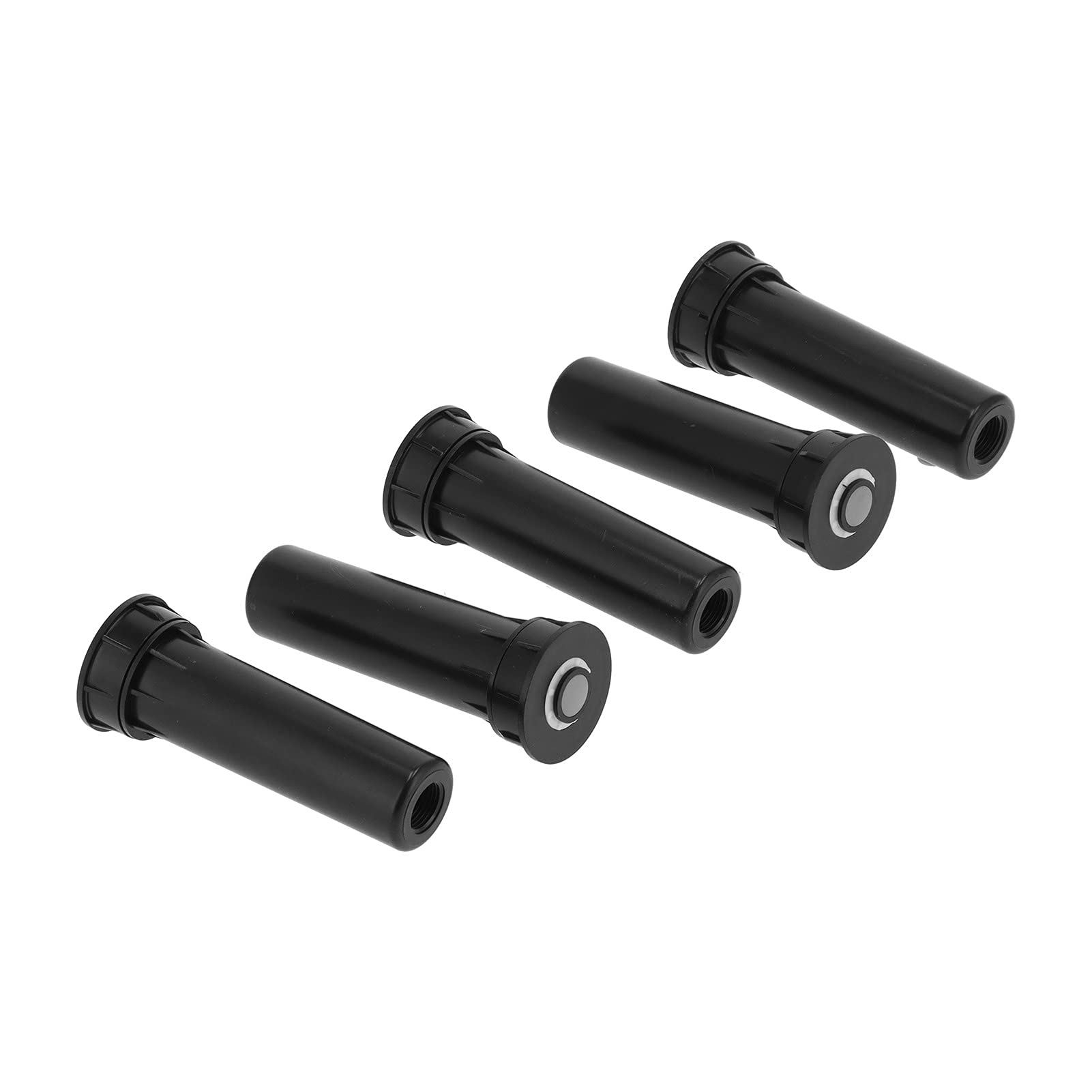 5 Piezas de Cabezal de aspersor enterrado con Rosca Hembra G1/2, Boquilla telescópica para riego de césped, Boquilla rociadora autolimpiante con ángulo Ajustable de 360 Grados para