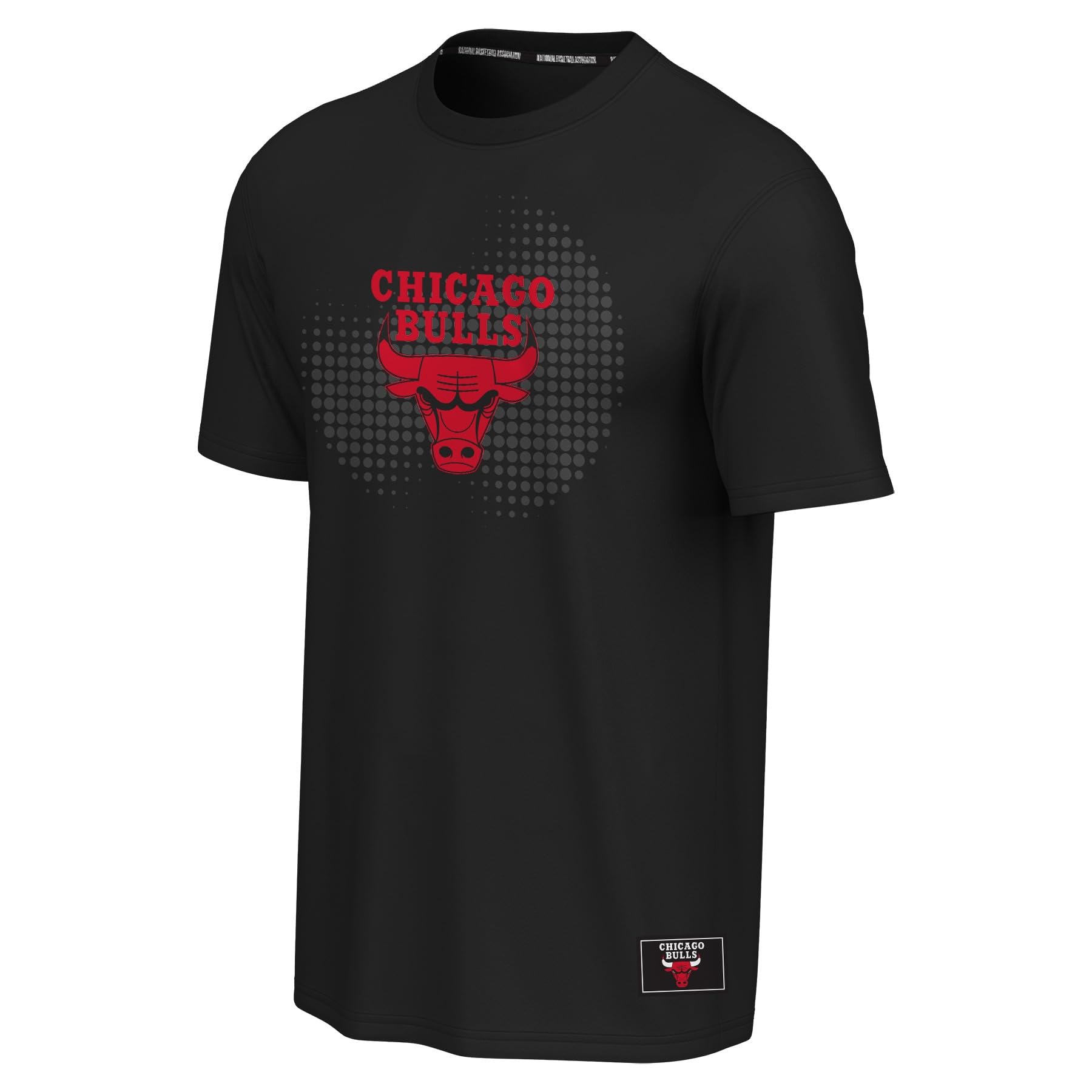 NBA Chicago Bulls Black Graphic Tee