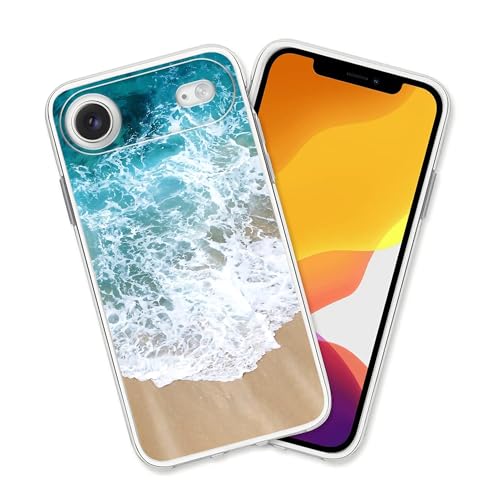 HANLINZHIYA iPhone AirP[XΉ r[`EF[u IfUC ی X ϏՌ TPU NAP[X ̎q/ւ̃Mtg