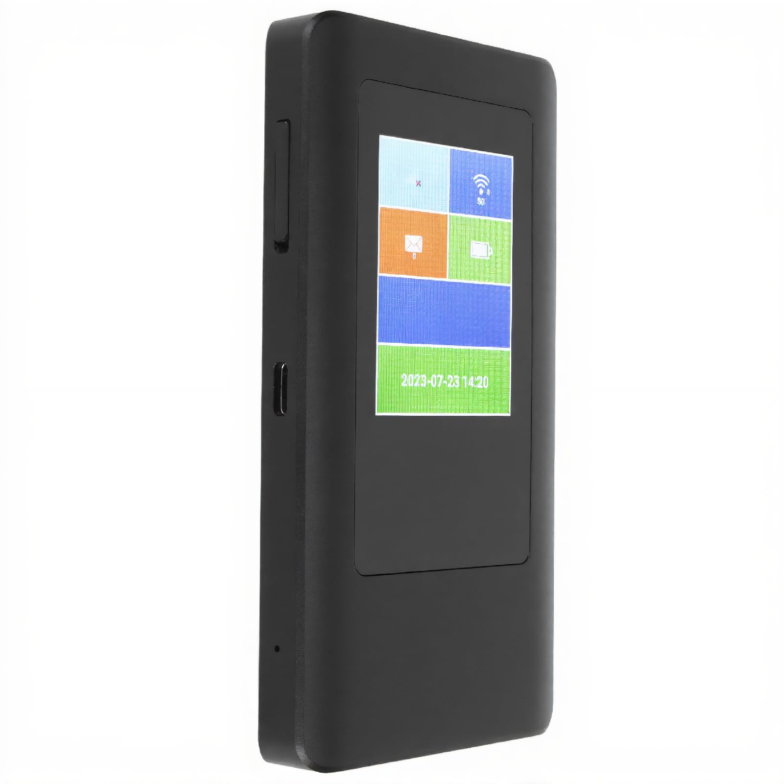 ASHATA Point D'accès Mobile 5G, Routeur WiFi Mobile 5G avec Emplacement pour Carte SIM, Appareil WiFi Portable déverrouillé pour Voyage Modem Routeur 5G Double Bande 2,4 G 5,8 G