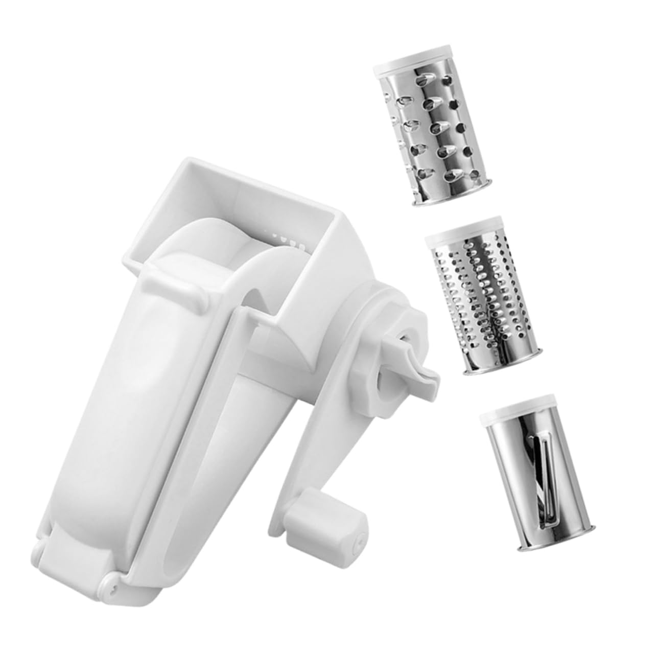 DECHOUS 1Set Manual Rotary Cheese Grater Grater for Cheese Chocolate and Nuts Multi Function Kitchen Gadget Easy to Use and Clean