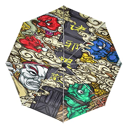 Parapluie incassable automatique résistant tempête motif mignon