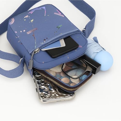 Crossbody Bag Phone Pouch for Women,Canvas Shoulder Bag Purse Cute Handbags Phone Pouch for Travel & Daily Use4
