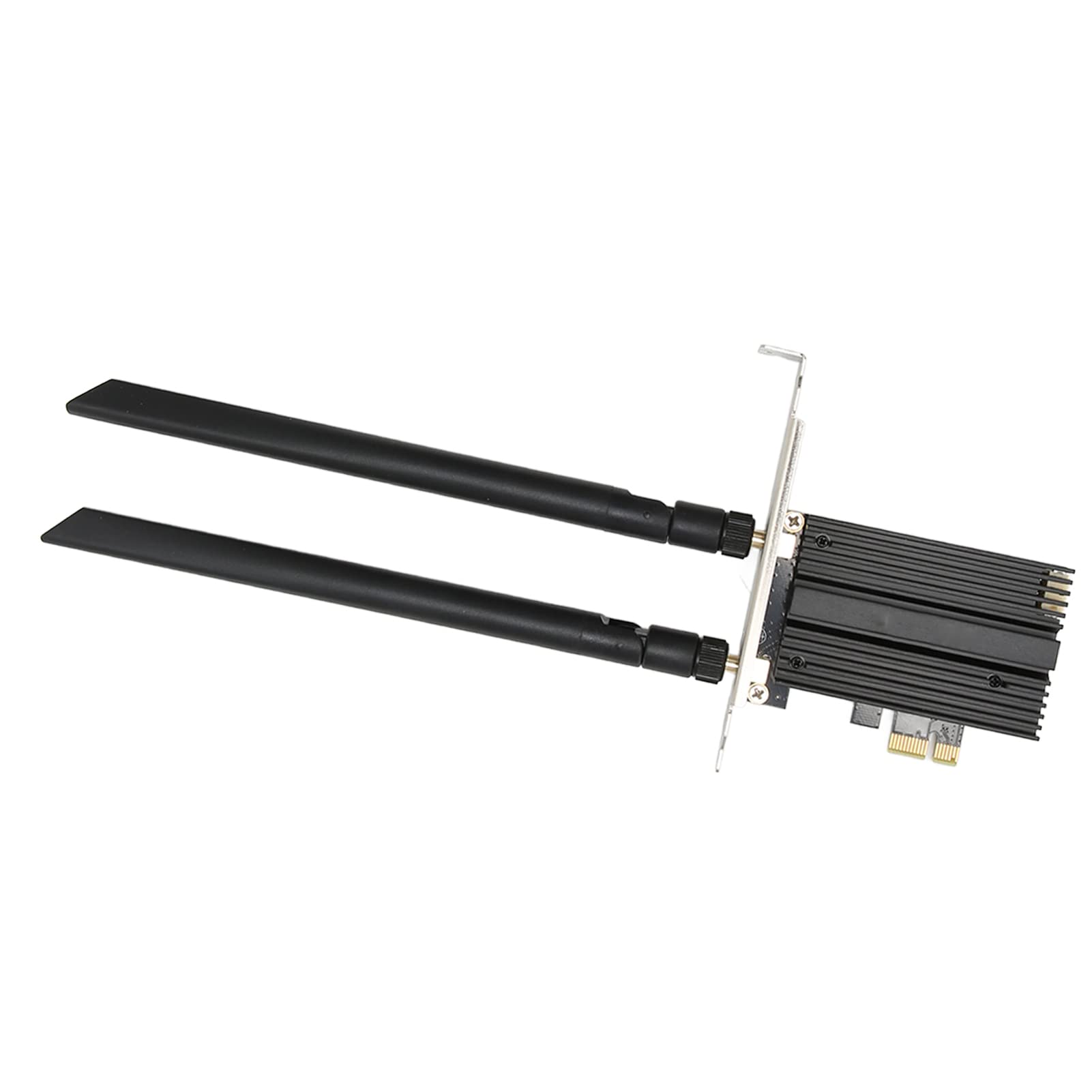 Scheda WiFi WiFi 6E PCIe, Scheda di Rete AX210 con Tripla Banda 2,4 GHz 5 GHz 6 GHz Fino a 2400 Mbps per Win 10 11 64 Bit, Scheda di Rete Wireless con Sicurezza WPA3 BT5.2