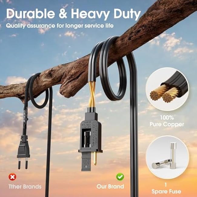 KYY 100FT Outdoor String Lights Waterproof LED Patio Lights with Shatterproof 32(2 Spares) Edison ST38 Bulb Durable Dimmable Hanging for Outside Garden Porch Deck Bistro Backyard Events