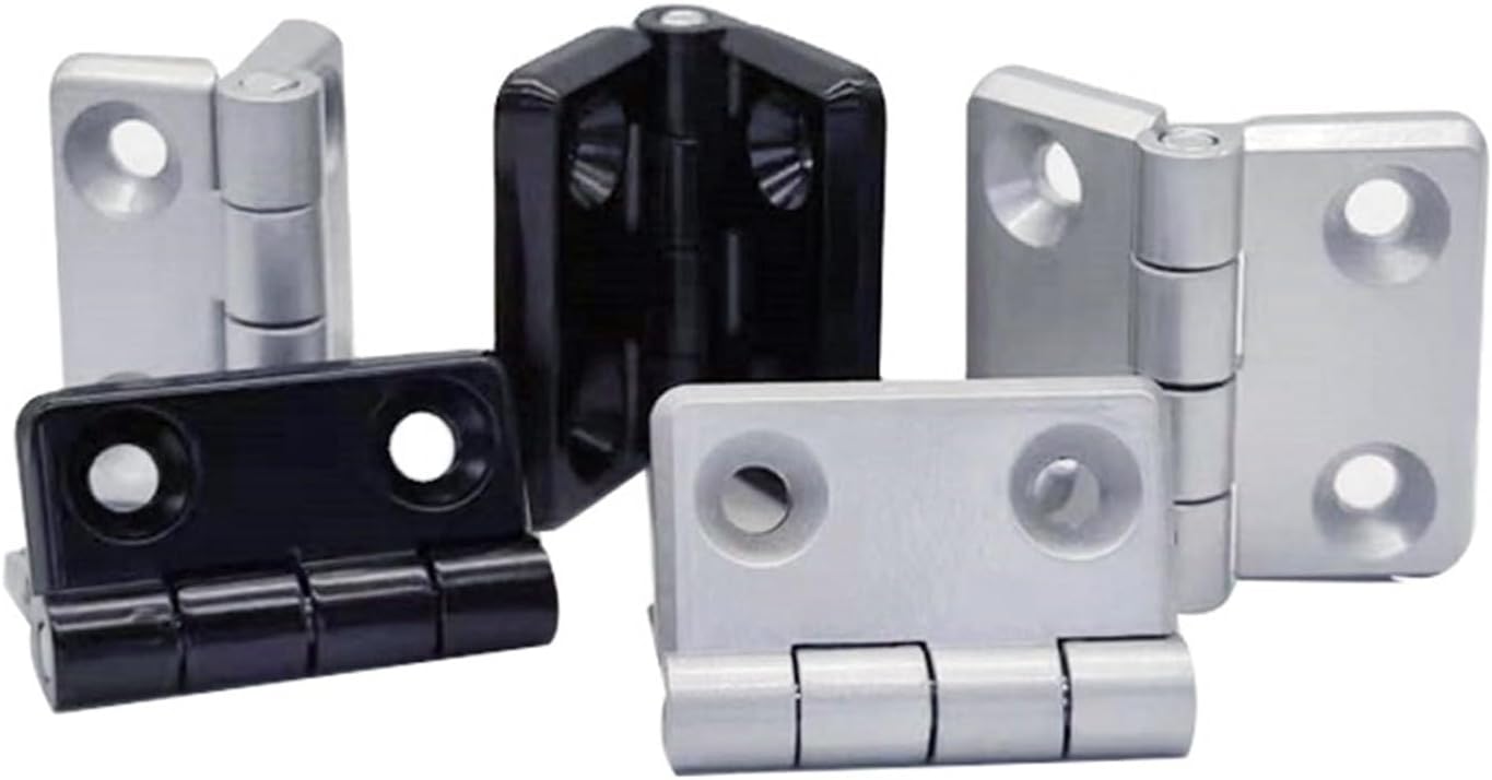 CL50-1 Heavy Duty Position Control Hinges Concealed Electrical Panel Door Hinge 1Pcs(Silver,CL50-2)
