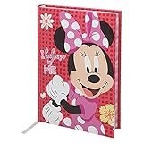 CARTOON Schultagebuch, Disney, Minnie Maus, Kalender, 10 Monate, kariert, 20 x 15 x 2 cm, Rosa - 74330A9777