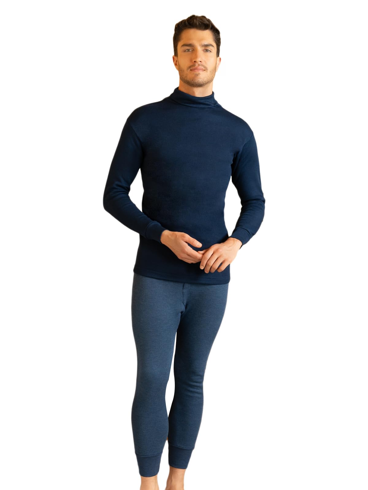 Long Sleeve Cottswool Thermal Set Lux Cottswool Men's High-Neck