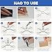 NASILOOP Windshield Repair kit, Quick and Efficiency Glass Repair Fluid, Car Windshield Crack Repair Resin Kit for Fixing Chips, Bulls-Eye, Cracks and Star-Shape Cack-2 Pack