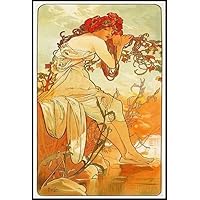 アルフォンス・ミュシャ、チェロ奏者ズデンカ・チェルナーのポスター ミュシャ美術館：1918－1928 独立10周年