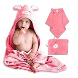 TDIAPERS Hooded Towel for Kids, Bath Towel for Girls Boys, Toddlers Beach Towel with Hood Highly Abs
