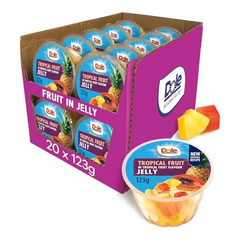 Dole Tropical Fruit Jelly Pots 20 Pack Cover