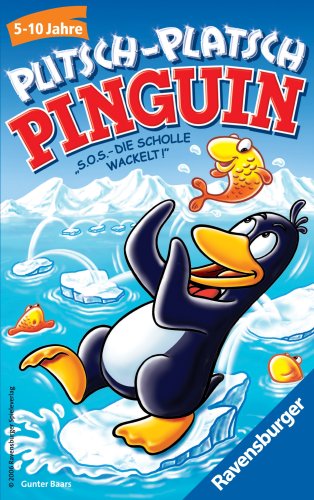 Ravensburger 23213 - Plitsch-Platsch Pinguin - Mitbringspiel