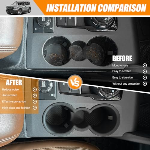 Portavasos para consola central compatible con Ford Escape 2020-2025 miniatura 3