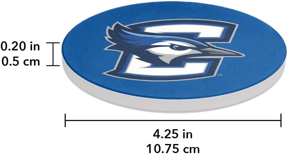 GRAPHICS & MORE Creighton University Primary Logo Round Ceramic Coasters, Set of 2, 3.9" Ceramic Stone & Cork Base, Drink Coaster for Tabletop Protection - Image 6