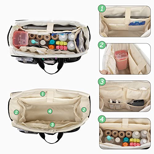 Damero Nurse Tote Bags, Nurse Shoulder Bag with Padded Laptop Sleeve and Mutiple Pockets for Work, Home Health Care, Gray2