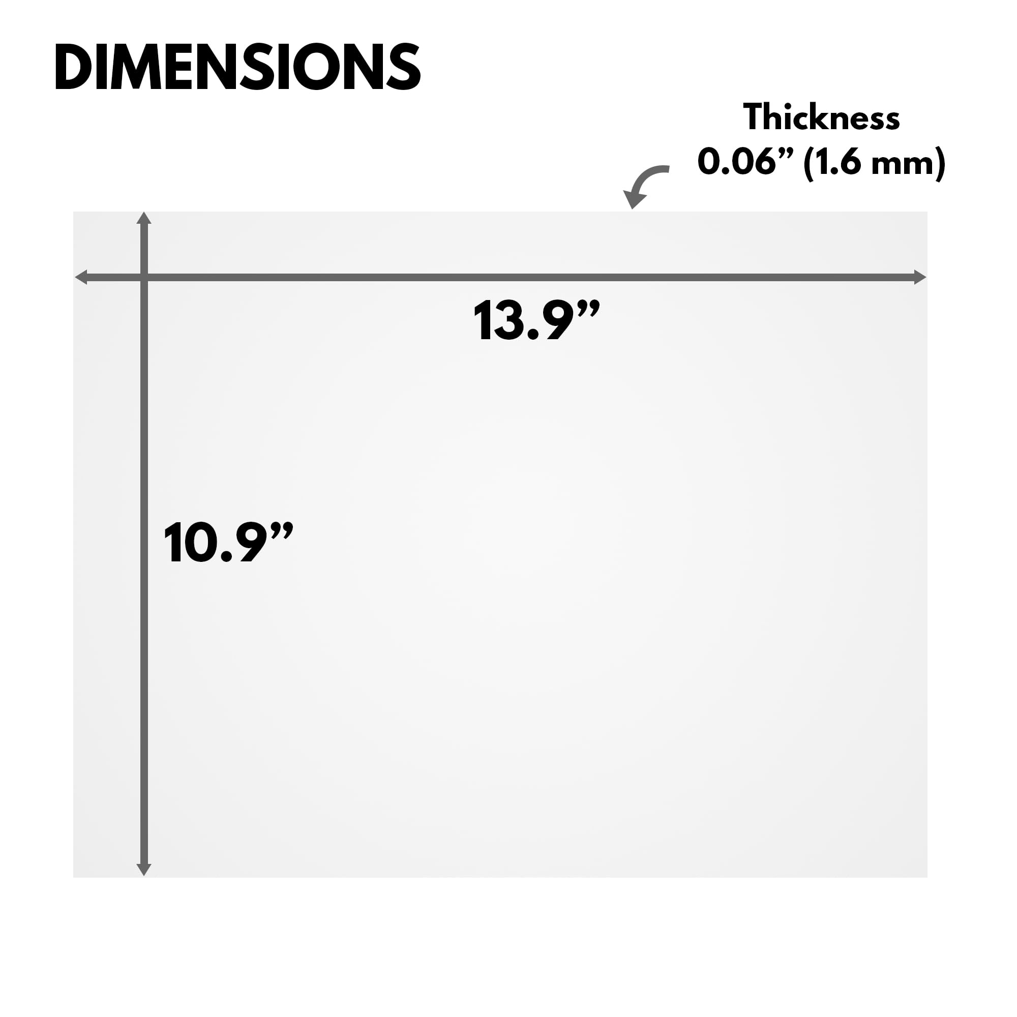 Icona Bay HeatStrengthened Glass Replacement for Picture Frame