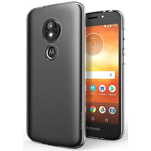 Fundas Y Cases, Video On Demand ATTI Funda Protectora de Silicon Transparente Lolipop Case para Moto E5 Play Telcel E5 Play Go