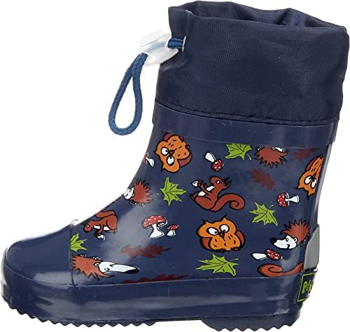 Playshoes Krótkie buty leśne pokryte gumą naturalną, Unisex-dzieci i chłopców
