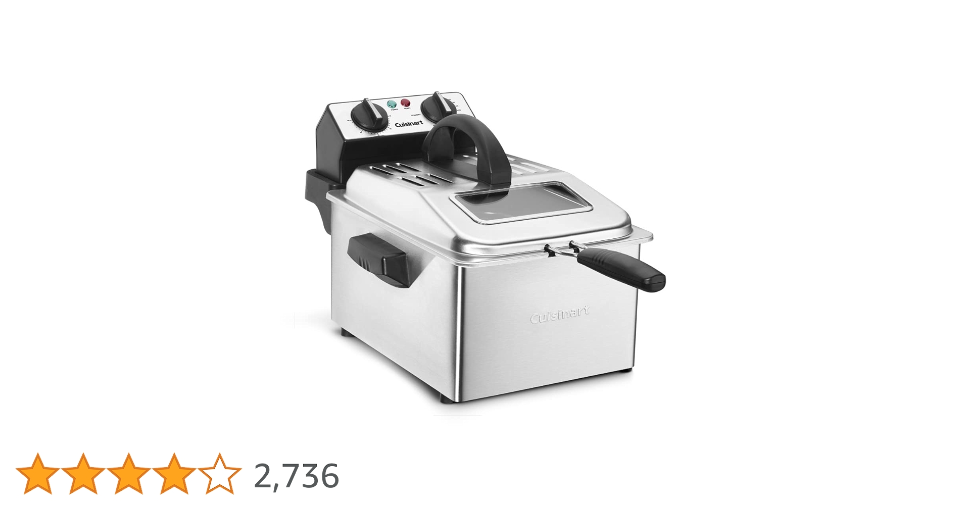 Amazon.co.jp: Cuisinart ディープフライヤー 4クォート CDF