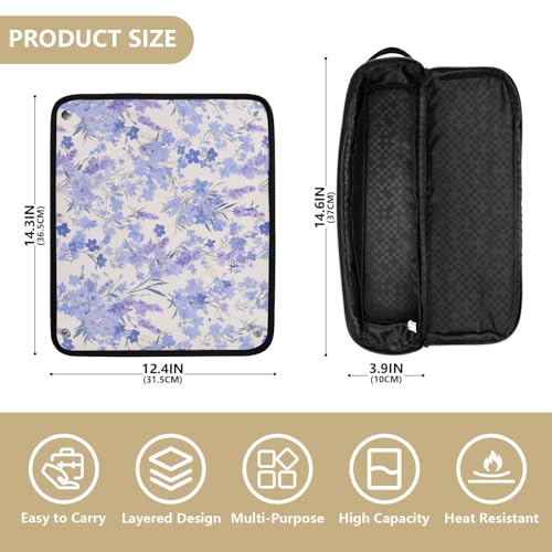 Bolsa de viaje resistente al calor para planchas y herramientas de cabello miniatura 4