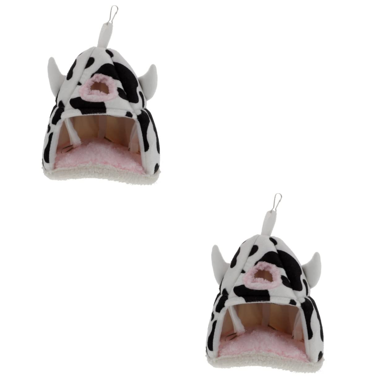 POPETPOP 2piezas Casa De Descanso Cálida para Hámsters y Pequeños Roedores Nido De Invierno De Diseño Atractivo Aislante y Cómodo para Mascotas Multiusos Jugar Dormir Esconderse