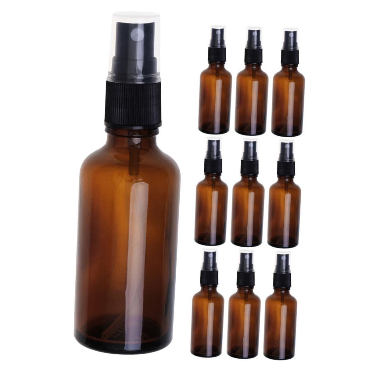 10piezas Botella De Spray De Viaje Frasco De Perfume Pequeño De Frascos Atomizador Recargables Para Exteriores Portamuestras De Perfume Para Almacenar y Transportar