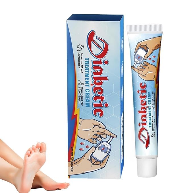 Diabetic Foot Care Cream – 50g | Boosts Blood Circulation, Wound Healing & Neuropathy Relief | Dry & Cracked Skin Treatment (1)