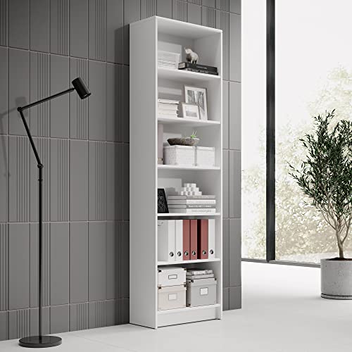 Stella Trading Lilly Bianco - Moderna libreria con...