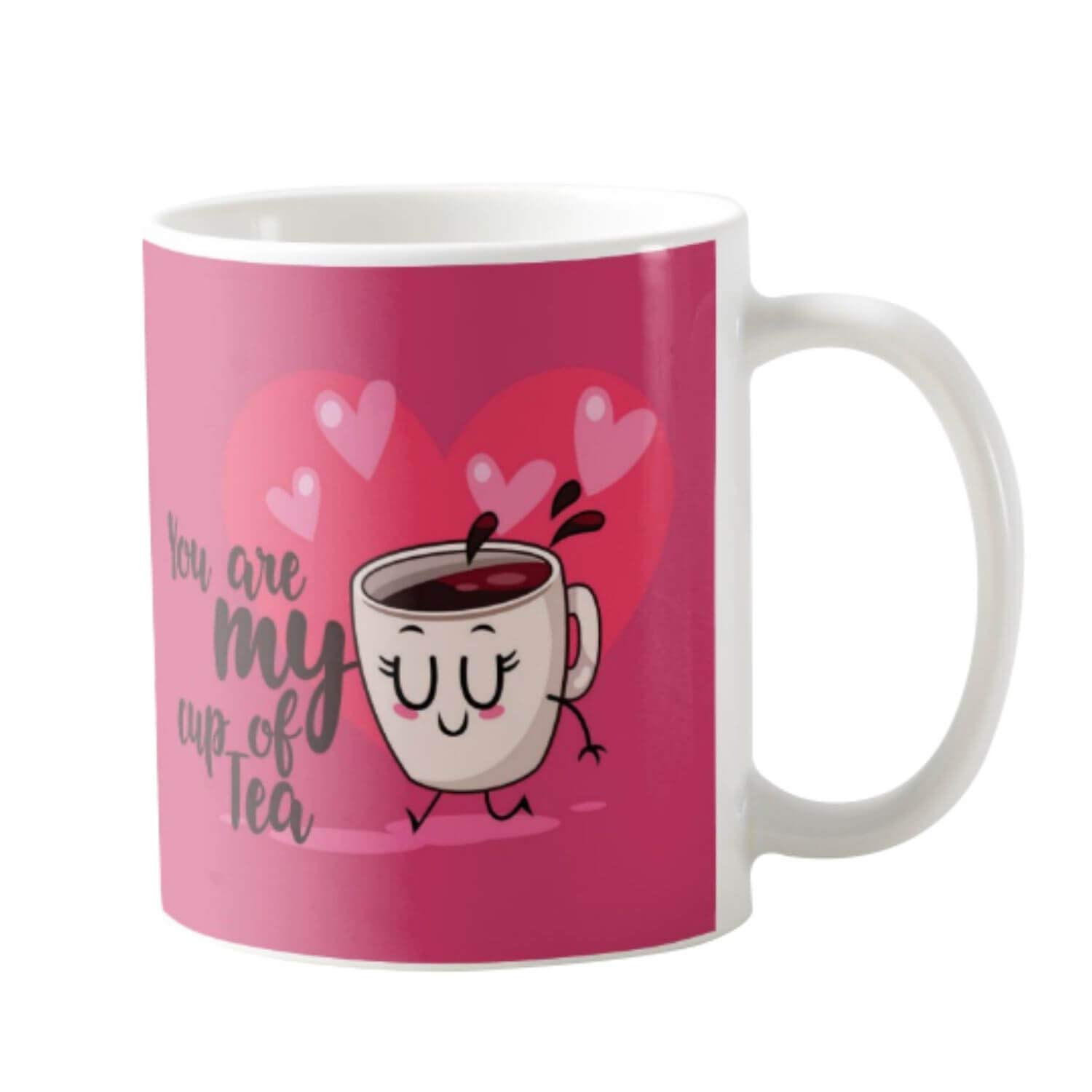 YaYa cafe Valentine Gifts Combo for Husband Wife Girlfriend Boyfriend Mug, 1 Dairy Milk Silk Oreo Chocolates (60 gm) You are My Cup of Tea, with Coaster 1