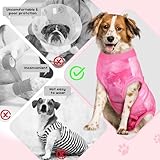 SlowTon Dog Surgery Recovery Suit - Medical Onesie with Open Back Design, Breathable Adjustable Post Surgery Bodysuit, Anti Licking and Protect Wound Cone Collar Alternative for Female & Male Dogs - Image 6